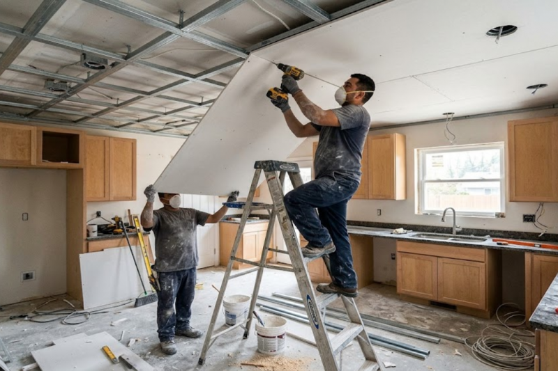 Como Instalar Forro de Gesso na Cozinha: Passo a Passo Essencial