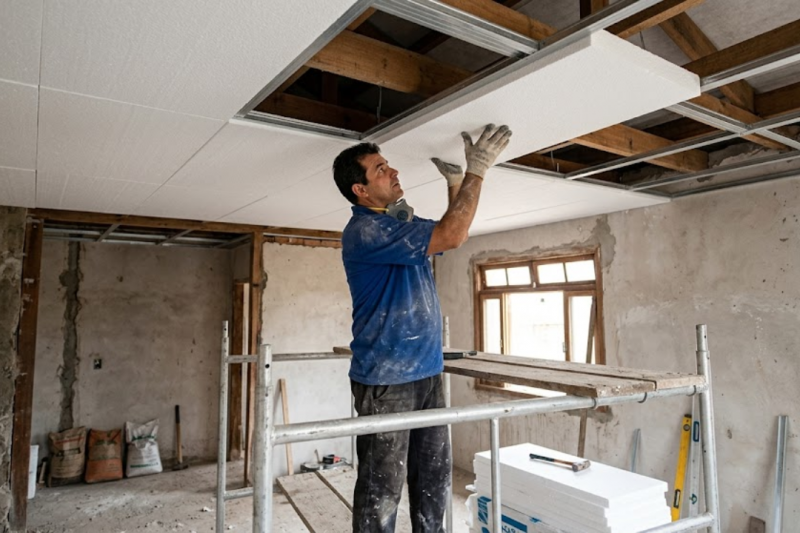 Como Instalar Forro de Isopor no Teto: Guia Prático e Detalhado